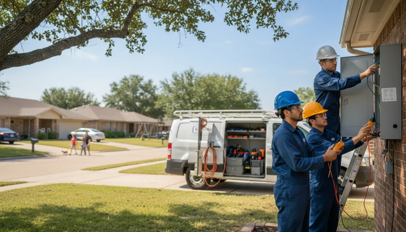 Certified electrician providing emergency electrical services in Jena, LA